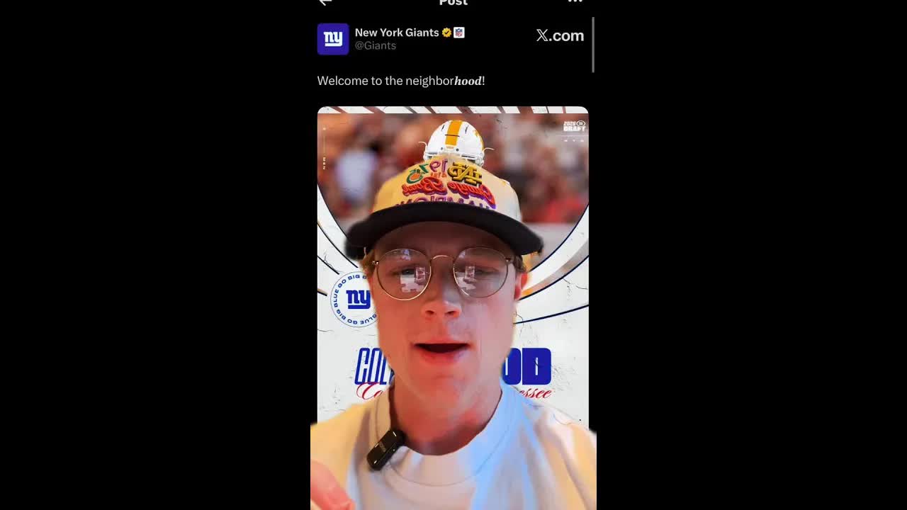The #Giants draft Colton Hood! episode artwork
