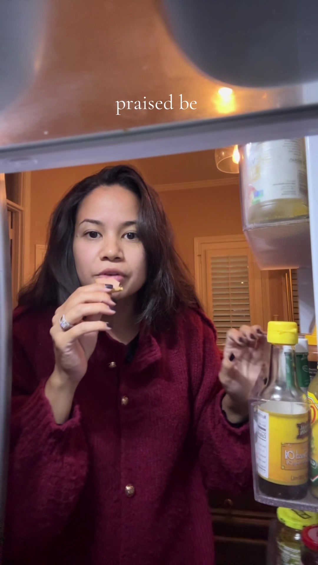 Praised be gods favorite woman finds favorite pop tart in fridge after brownies are gone