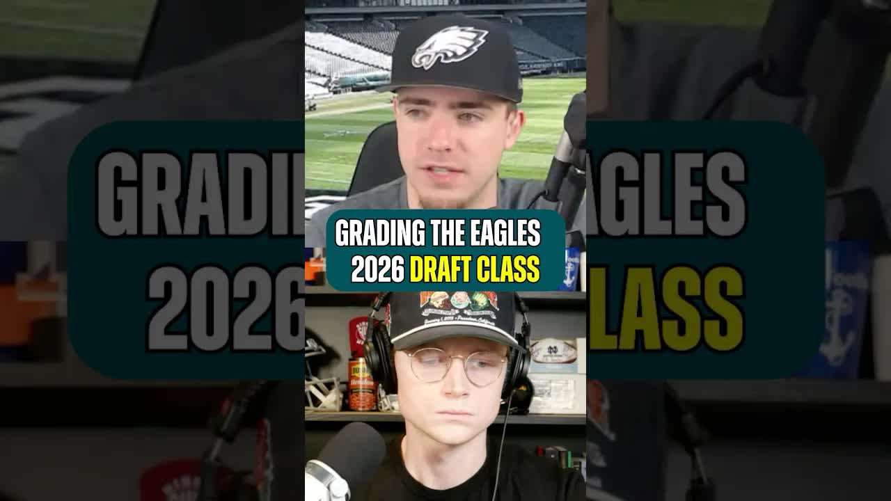 What grade would you give the #Eagles NFL Draft class? 🤔#philadelphiaeagles #nfldraft #nflnews