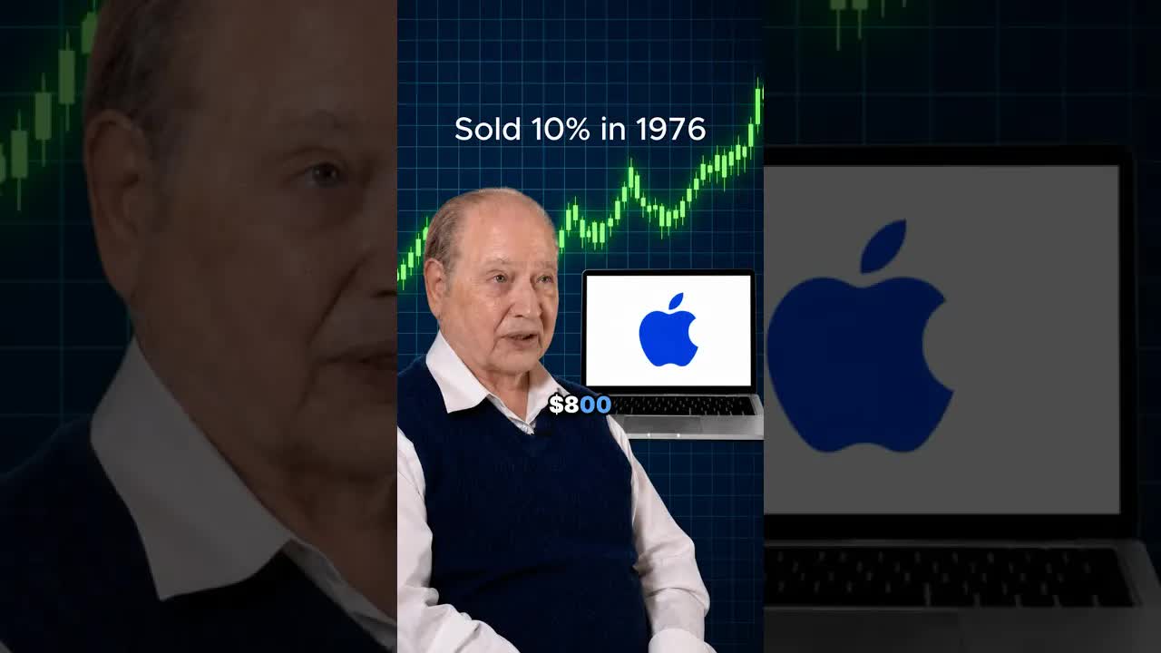 He Sold 10% Of Apple For $800