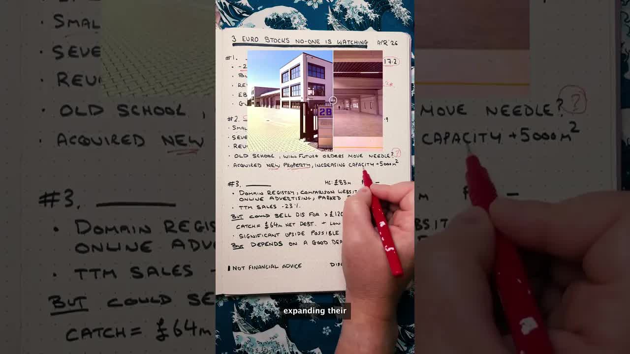 3 European stocks no-one is watching  #stockanalysis #stocks