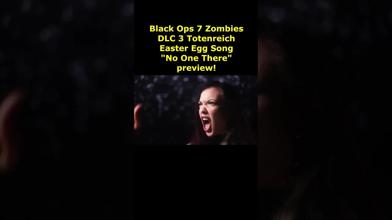 Totenreich Easter Egg Song "No One There" ft Vicky Psarakis Tease! Black Ops 7 Zombies DLC 3 EE Song