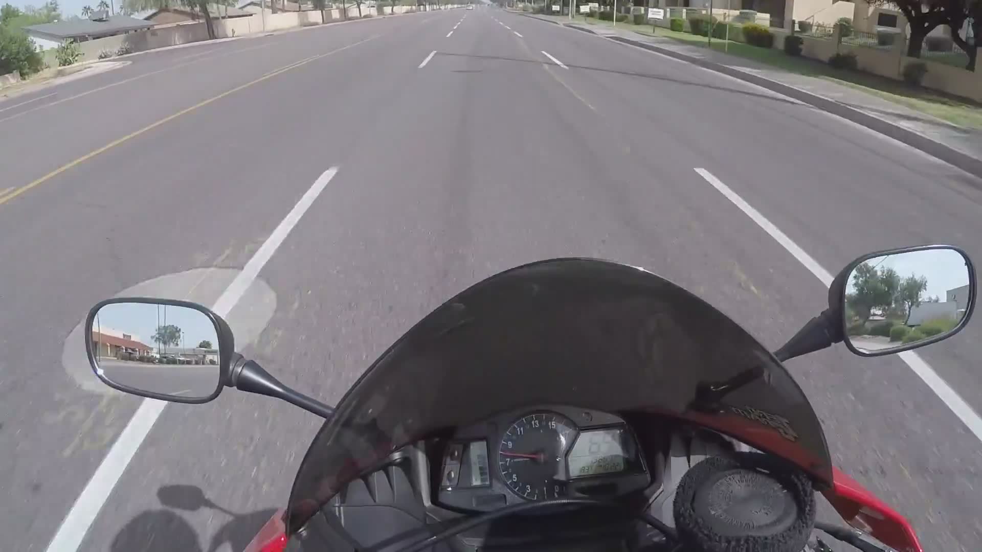 Rider discusses selling bike during parking lot chat
