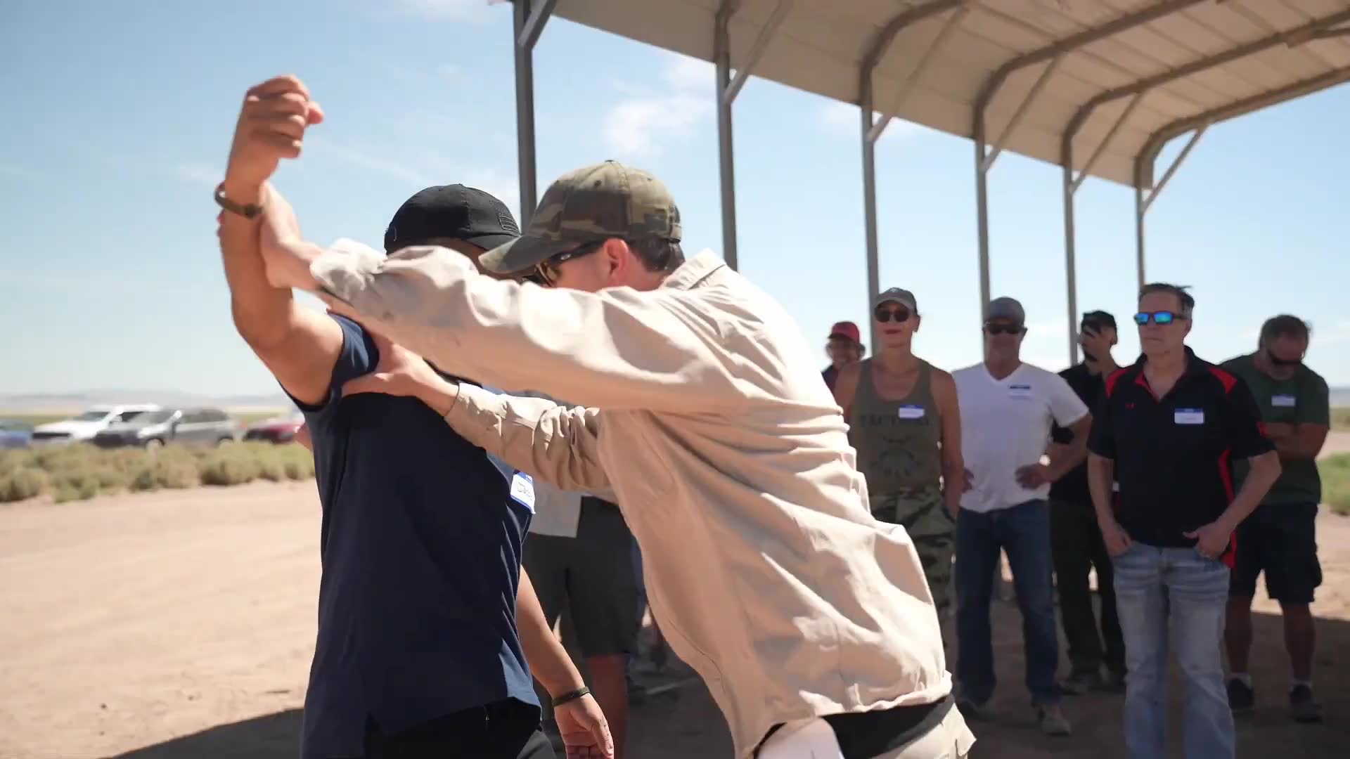 Defense techniques against blunt force weapon strikes to vulnerable areas
