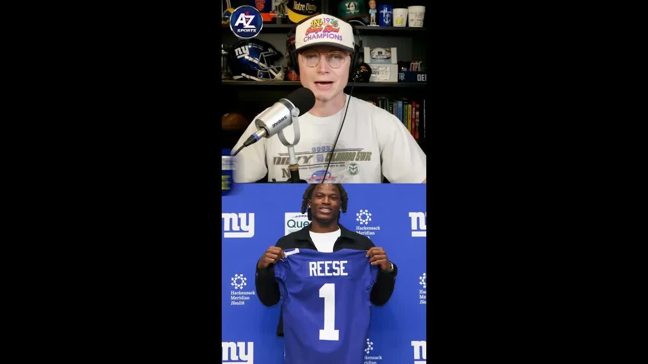 The reality of Arvell Reese falling to the #Giants at fifth overall...