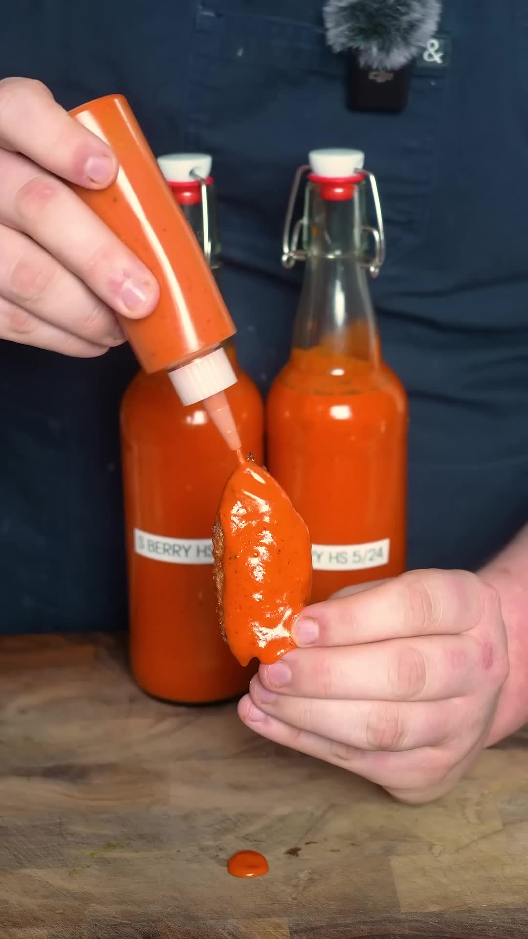 Don't touch anything after making this fermented strawberry hot sauce