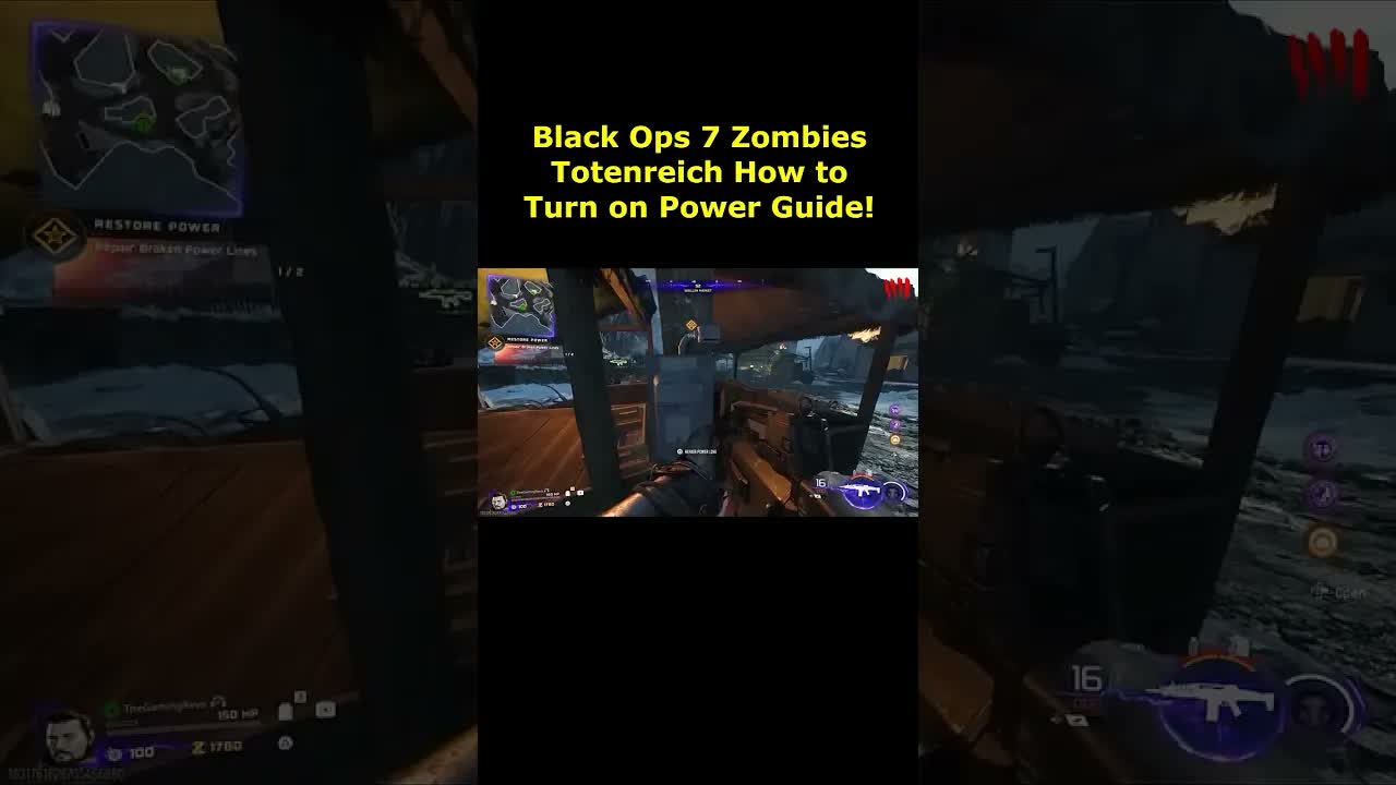 Totenreich How to Turn on Power Guide (Black Ops 7 Zombies DLC 3 Power Locations Tutorial)