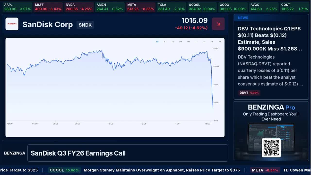 SanDisk Q3 FY26 Earnings Call | $SNDK | 🔴 WATCH LIVE