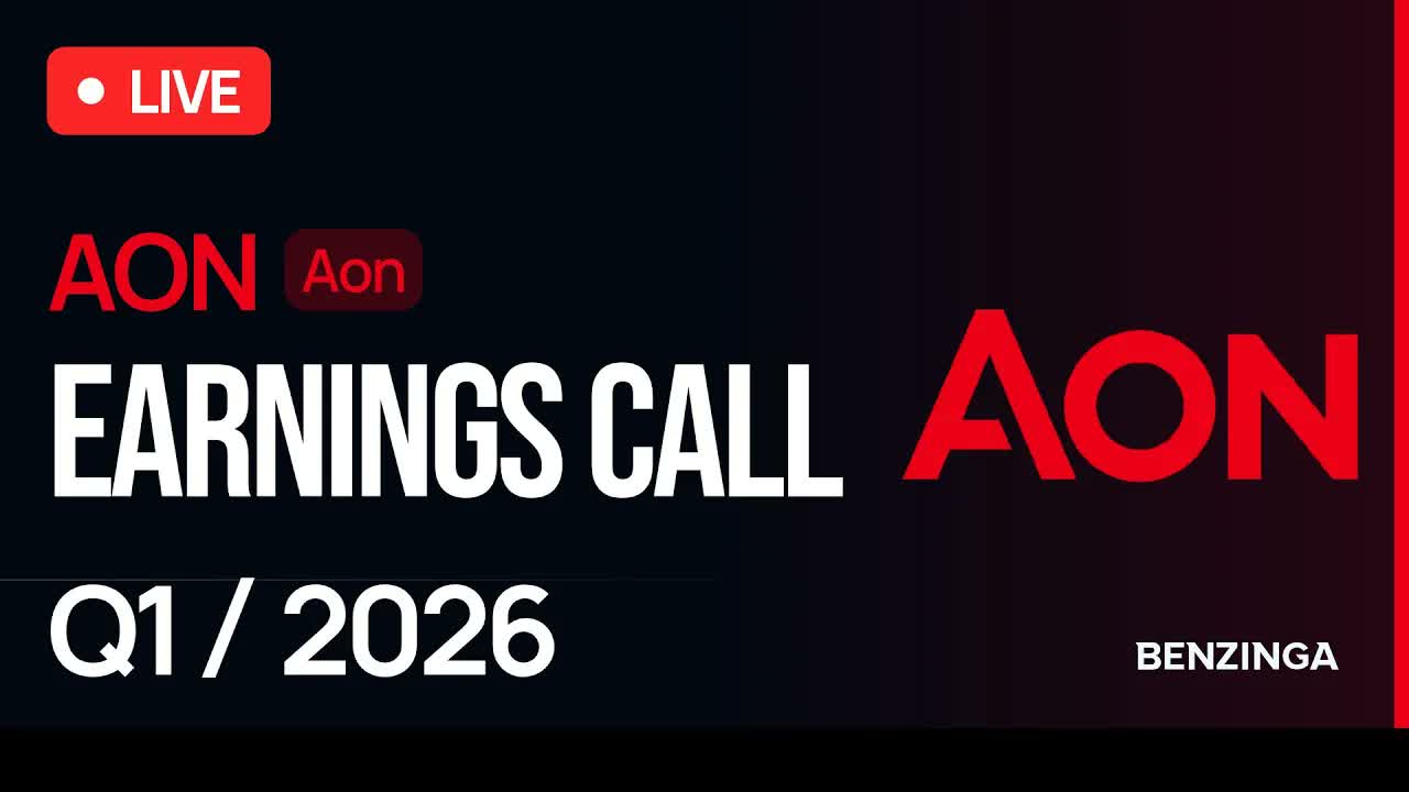 Aon Q1 FY26 Earnings Call | $AON | 🔴 WATCH LIVE