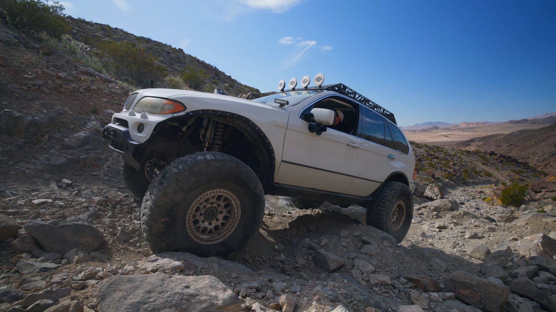 Taking the BMW SUV built in America onto serious dirt and obstacles