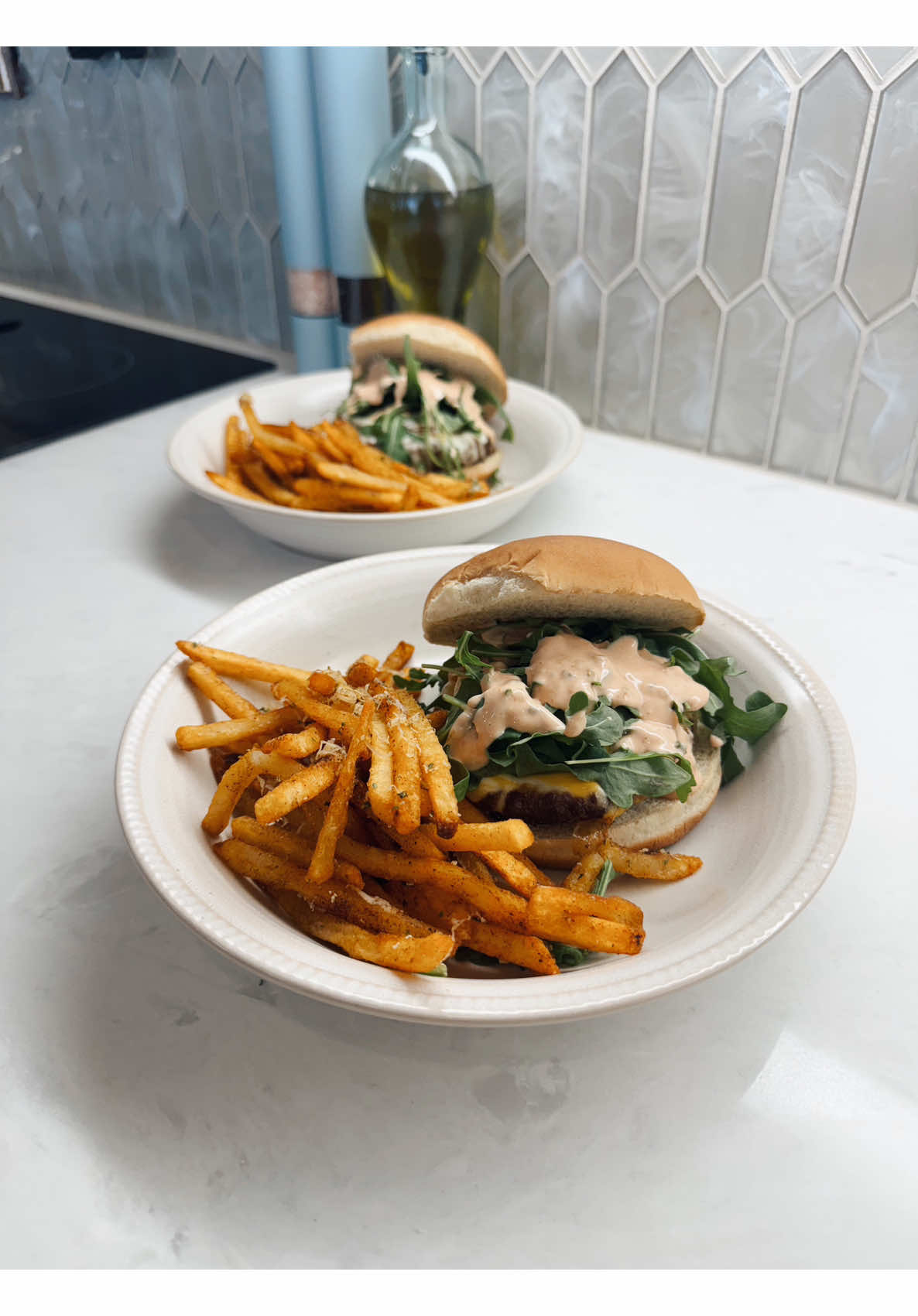 Easy making burgers fries for weeknight dinner ready in minutes