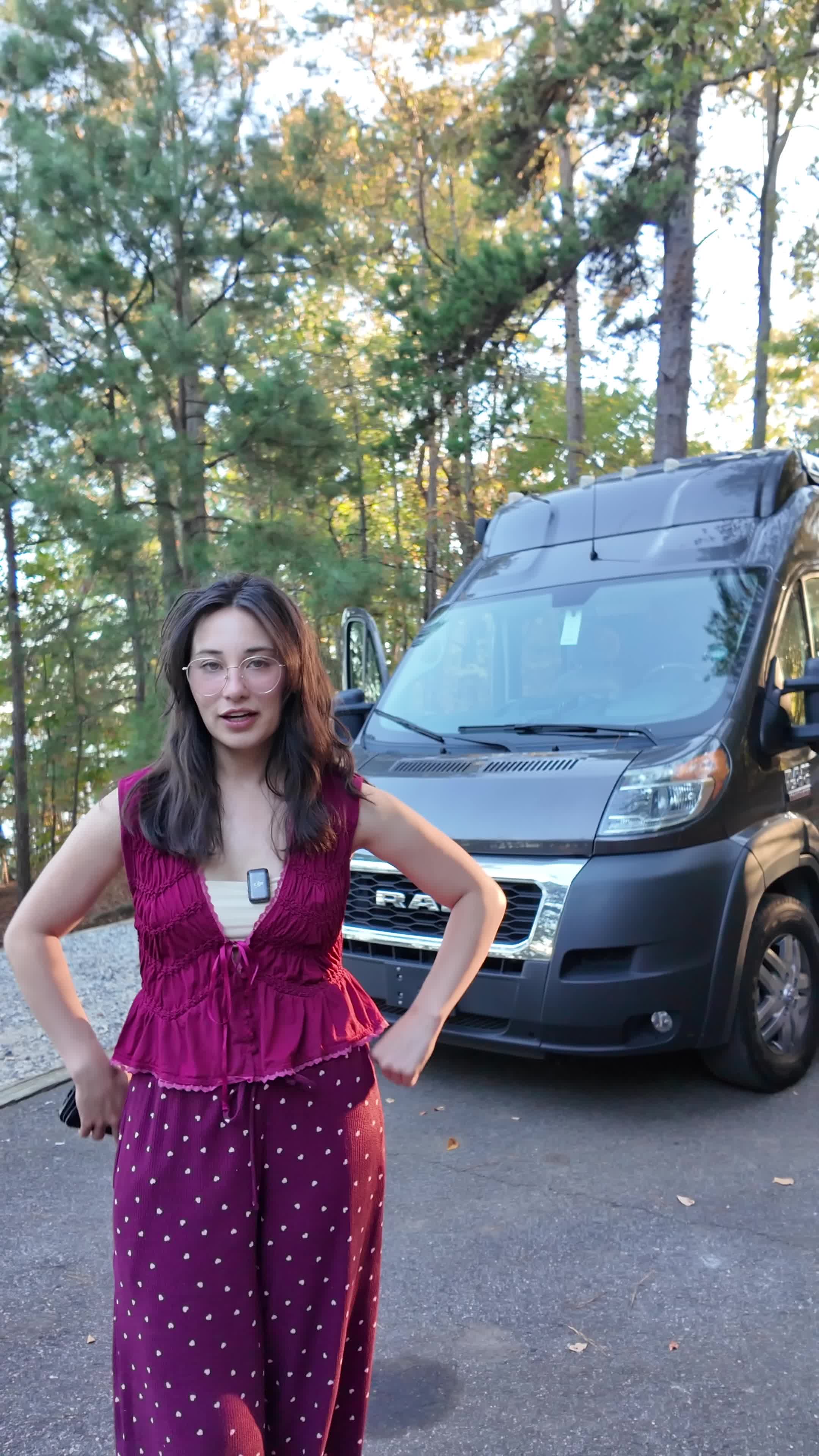 Ordering food delivery to a remote campground location