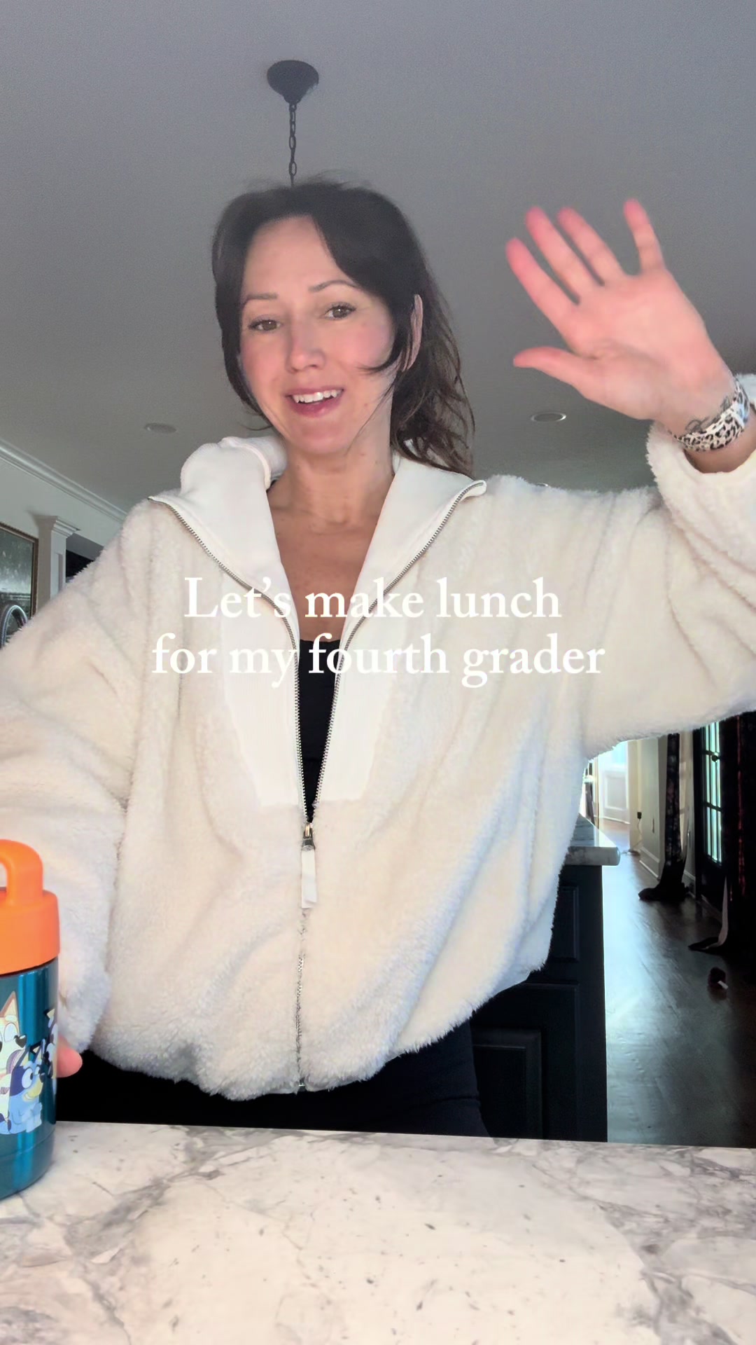 School lunch featuring popular cartoon show thermos