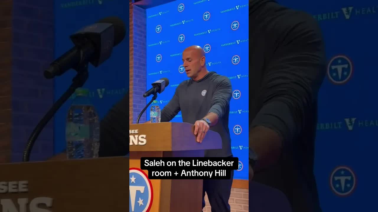 #Titans HC Robert Saleh likes his LB room a lot more now. #linebackers #nfldraft #robertsaleh #nfl