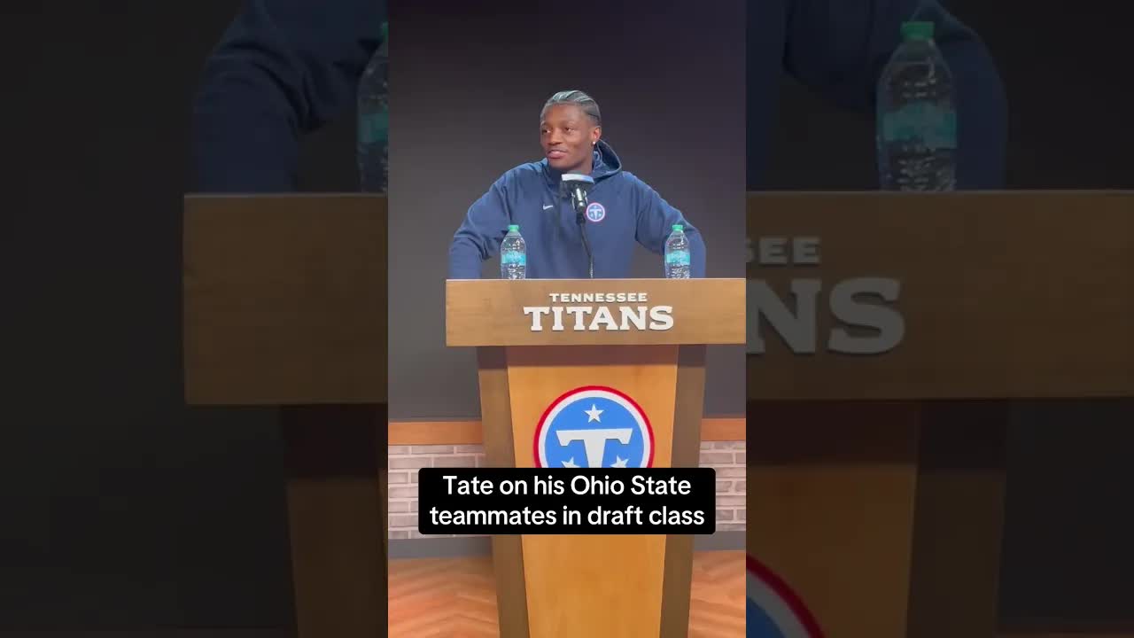 Carnell’s surprise from the Draft has finally set in. #carnelltate #nfldraft #tennesseetitans #nfl
