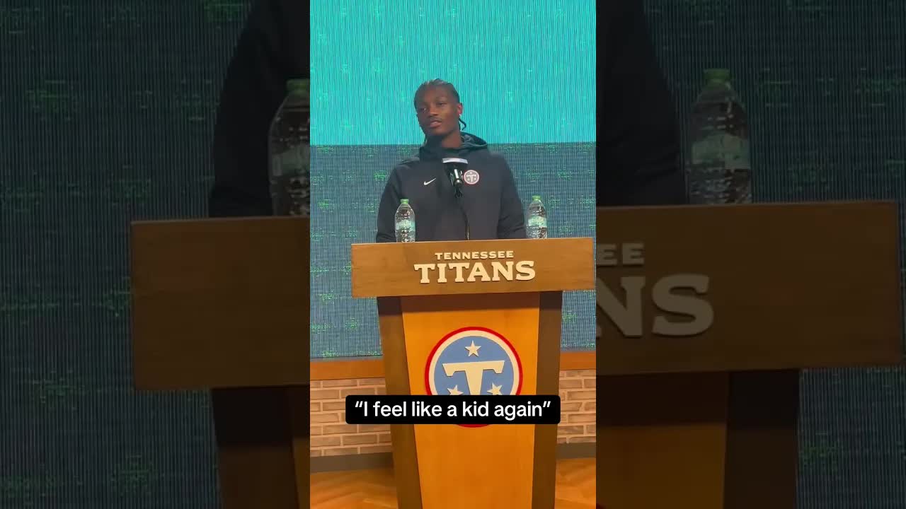 Everything’s new again for Carnell Tate. #carnelltate #tennesseetitans #ohiostate #widereceiver #nfl