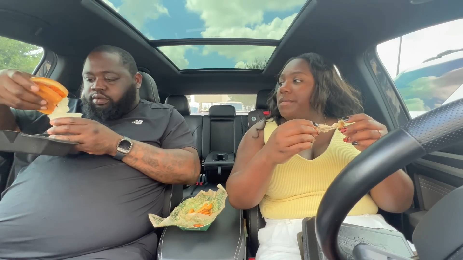 Husband's painful reaction to the world's spiciest sauce in his food