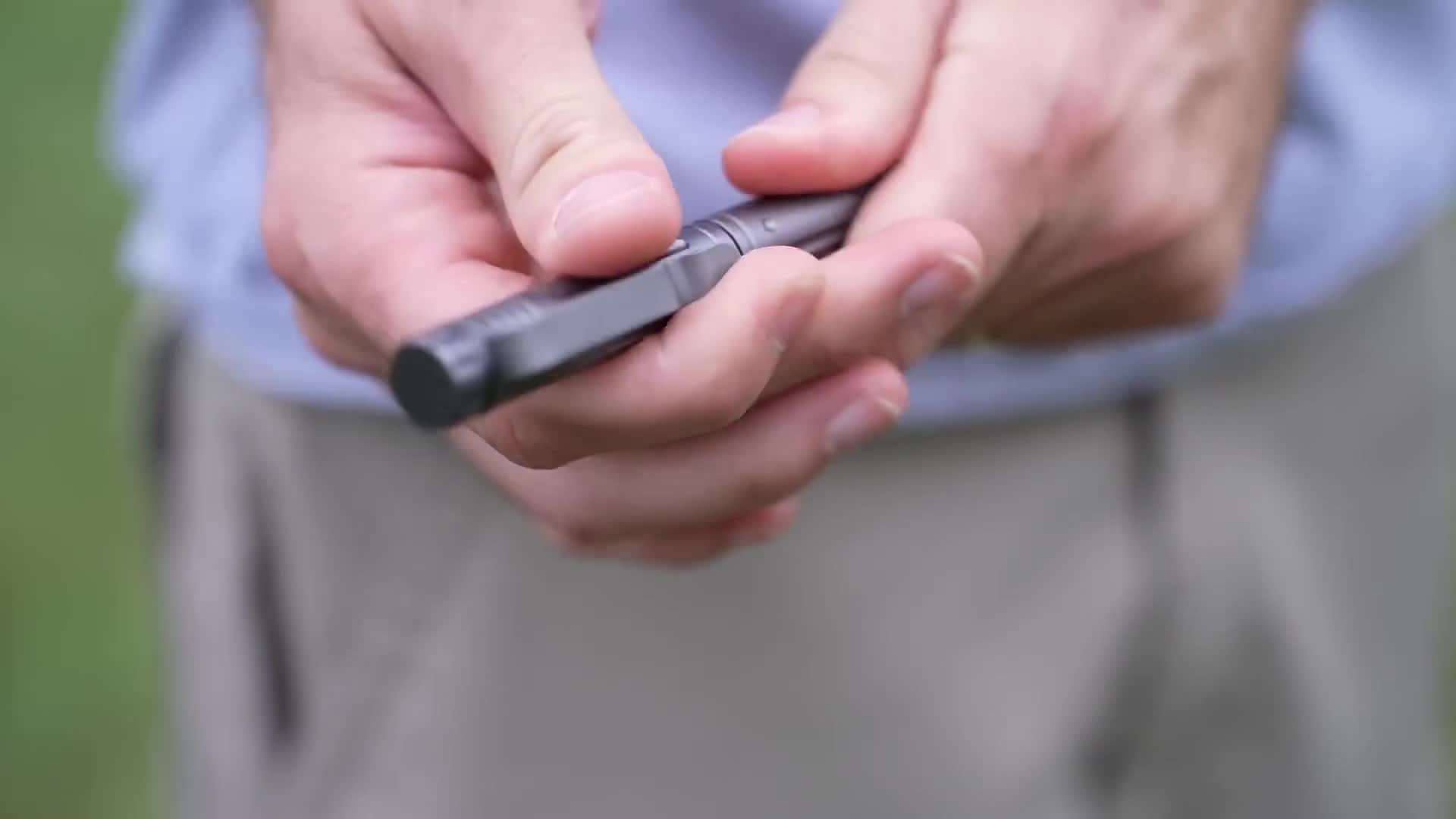 Self-defense item that goes through metal detectors and still stops an attacker