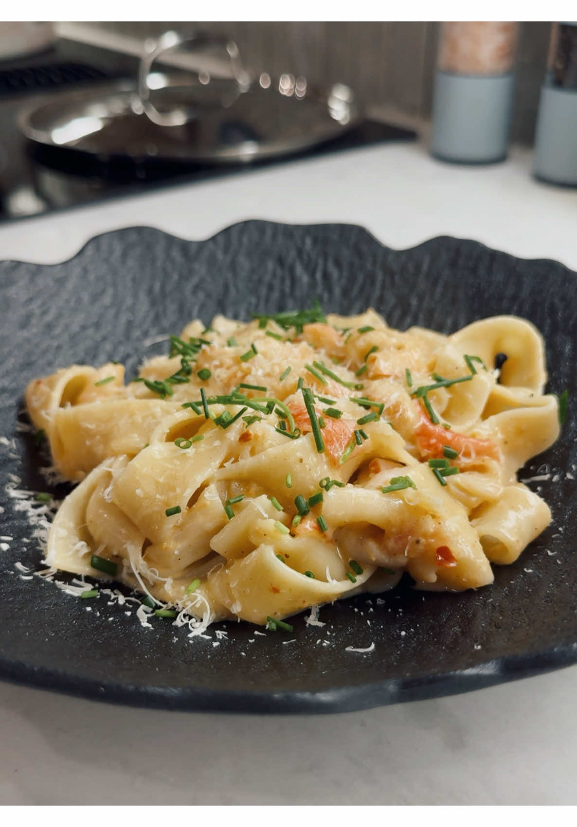 Easy creamy lobster pasta for weeknight dinner ready in minutes