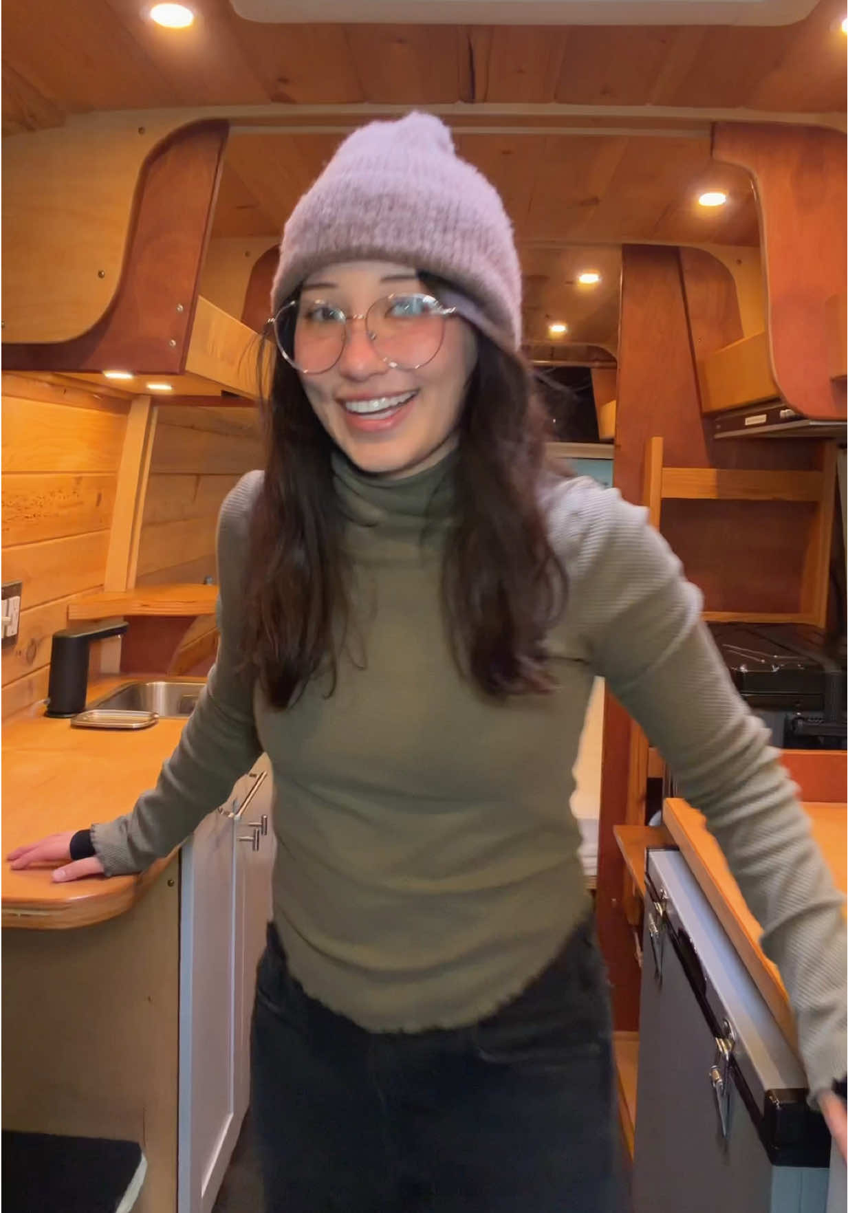 Full tour showing how the van is set up for full-time living