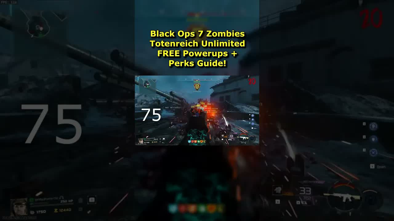 Totenreich Unlimited Free Powerups + Perks Easter Egg Guide (Black Ops 7 Zombies Free Perk Tutorial)