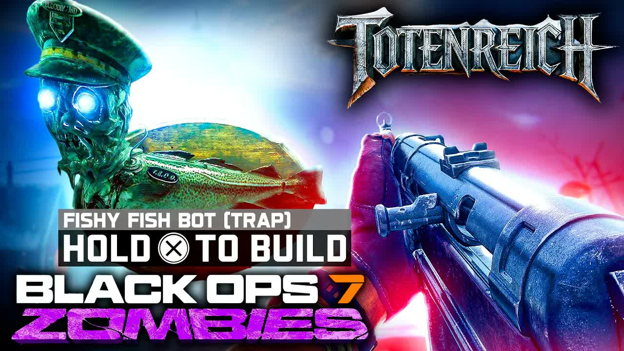 Totenreich Fishy Fish Bot Easter Egg Guide! TEDD Trap Turned Zombies (Black Ops 7 Zombies Tutorial)