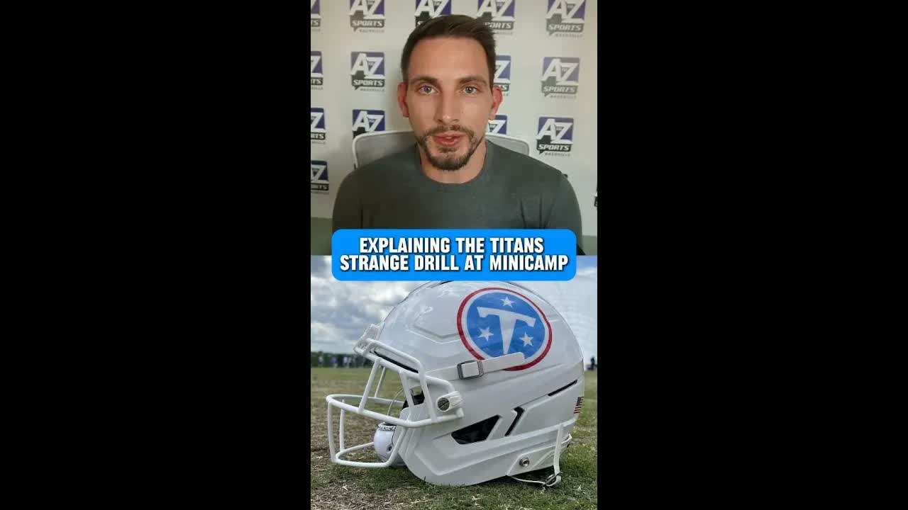 Breaking down the #Titans viral drill that everyone is talking about from rookie minicamp