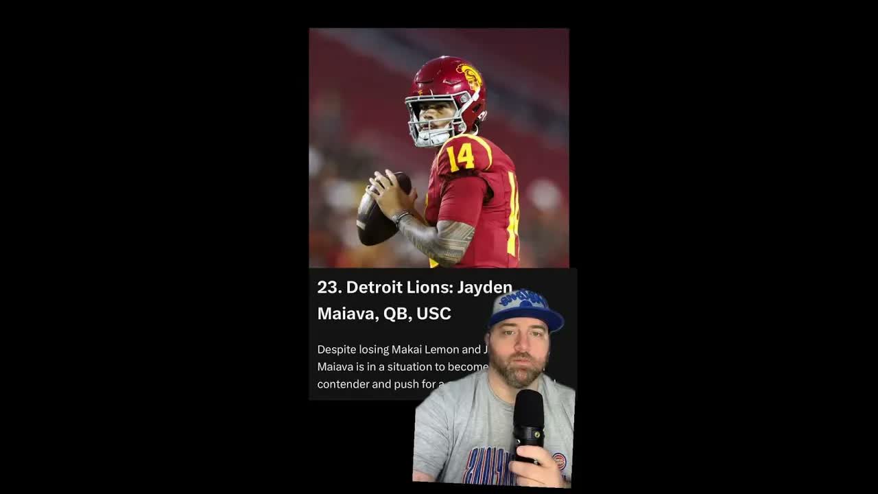 It’s time to start getting in on the mindframe that the #DetroitLions could go for a QB in 2027