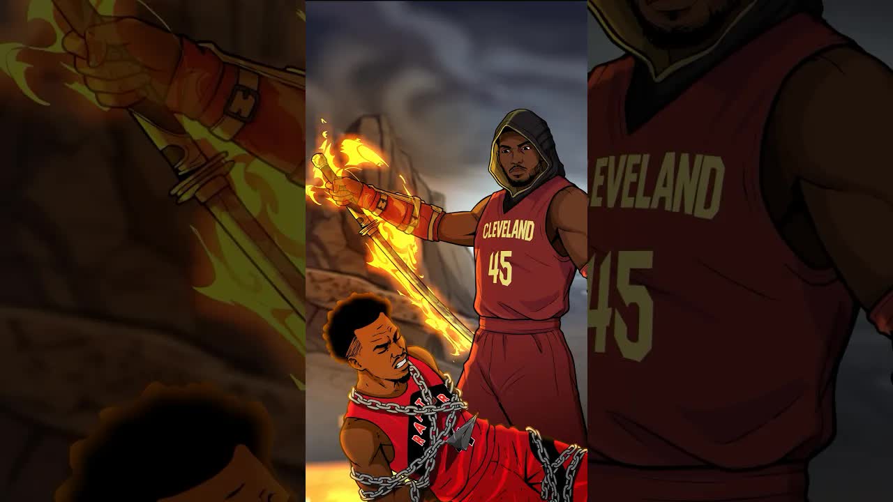 The Cavaliers take out the Raptors in game 7 😤 #nba #cavaliers #donovanmitchell