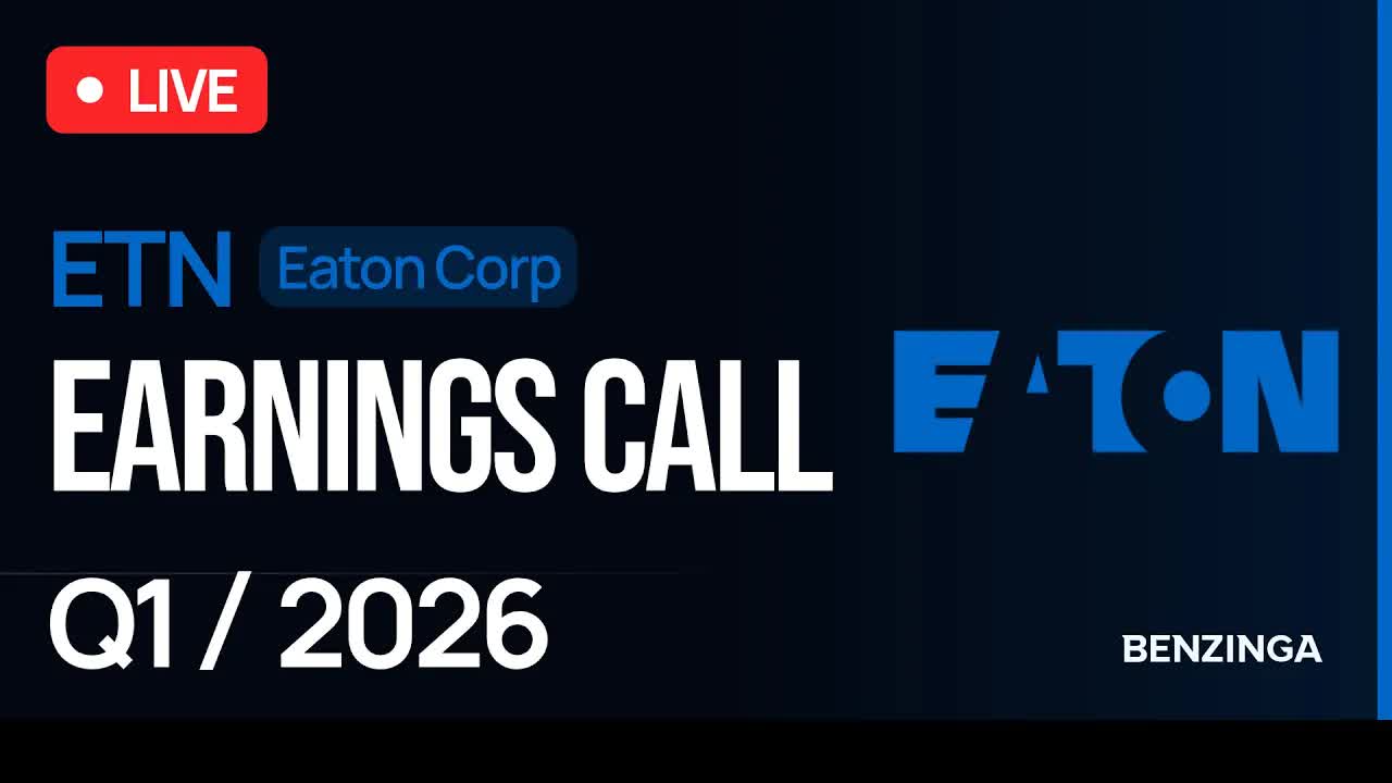 Eaton Corp Q1 FY26 Earnings Call | $ETN | 🔴 WATCH LIVE
