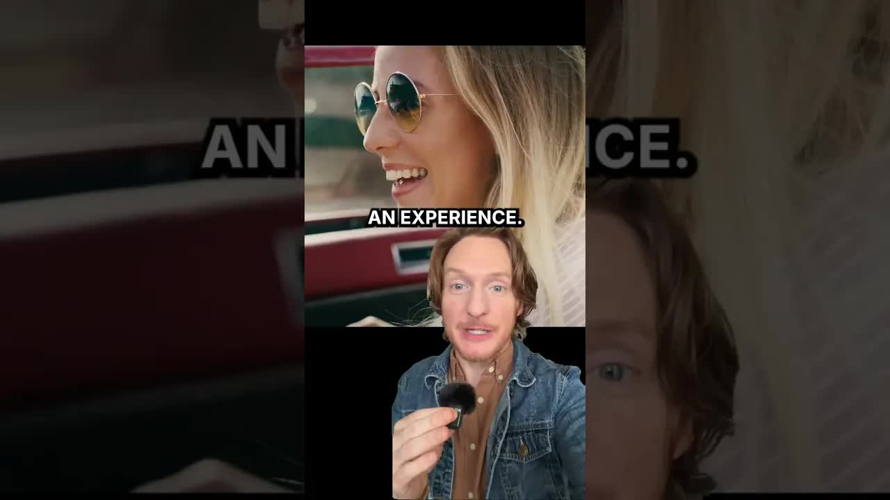 The experience matters more than the product