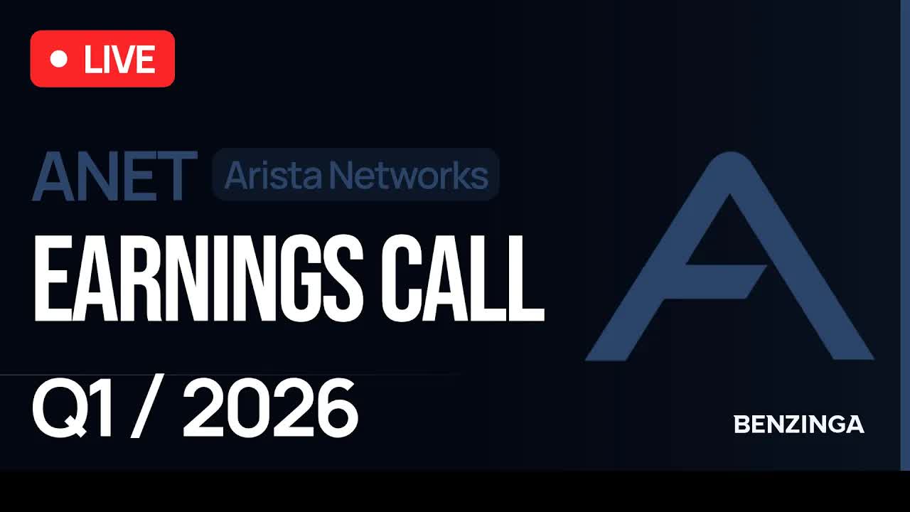 Arista Networks Q1 FY26 Earnings Call | $ANET | 🔴 WATCH LIVE