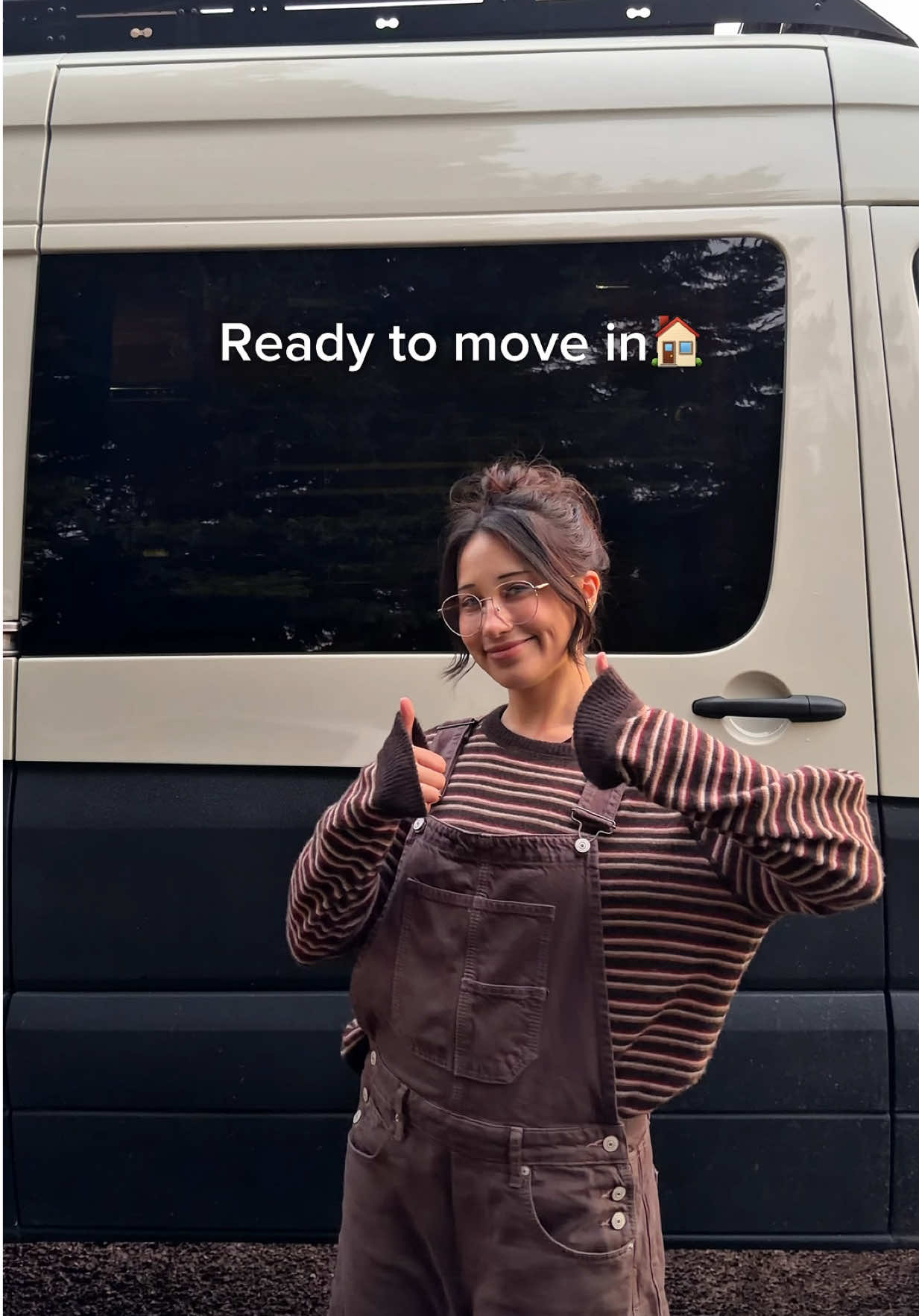 First day officially moving into the camper van full-time