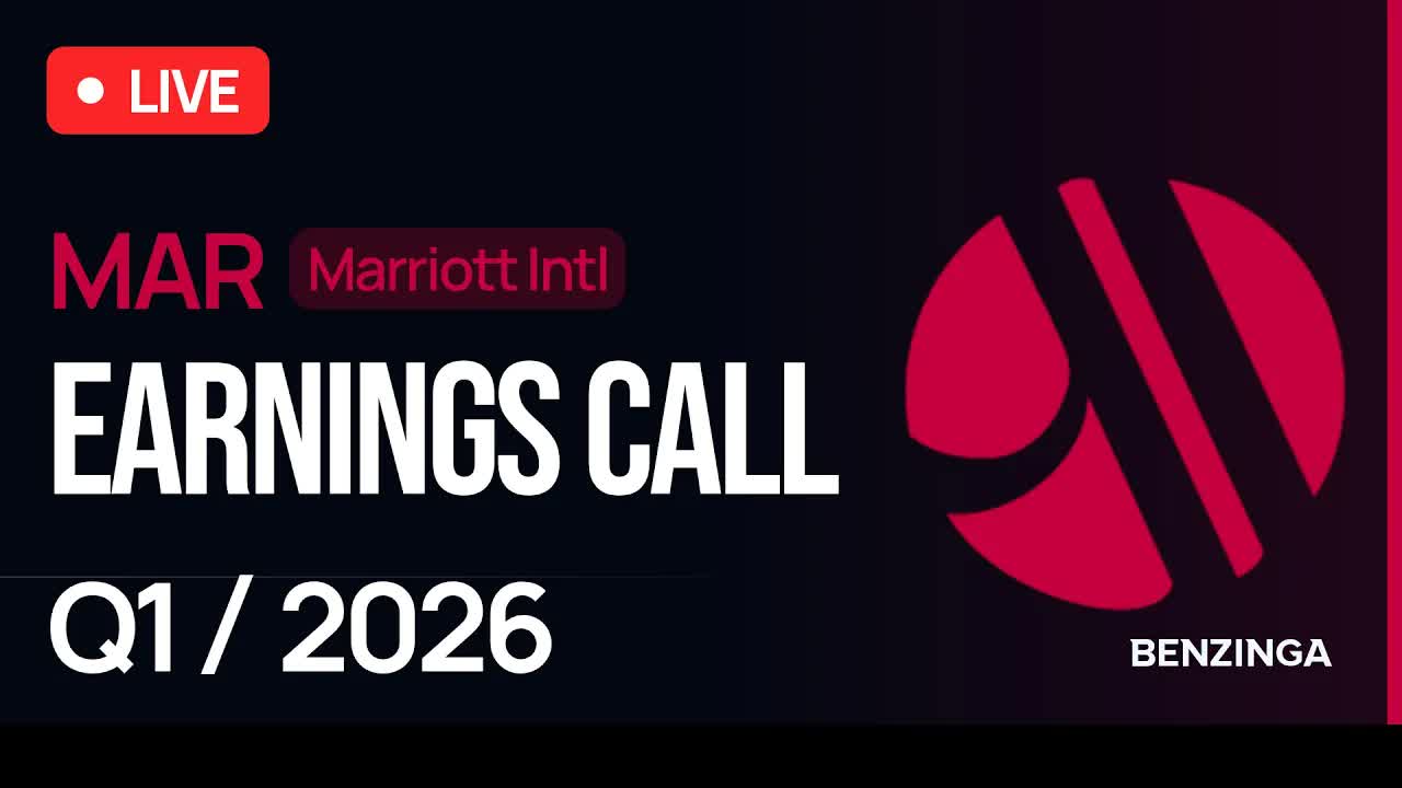 Marriott Intl Q1 FY26 Earnings Call | $MAR | 🔴 WATCH LIVE
