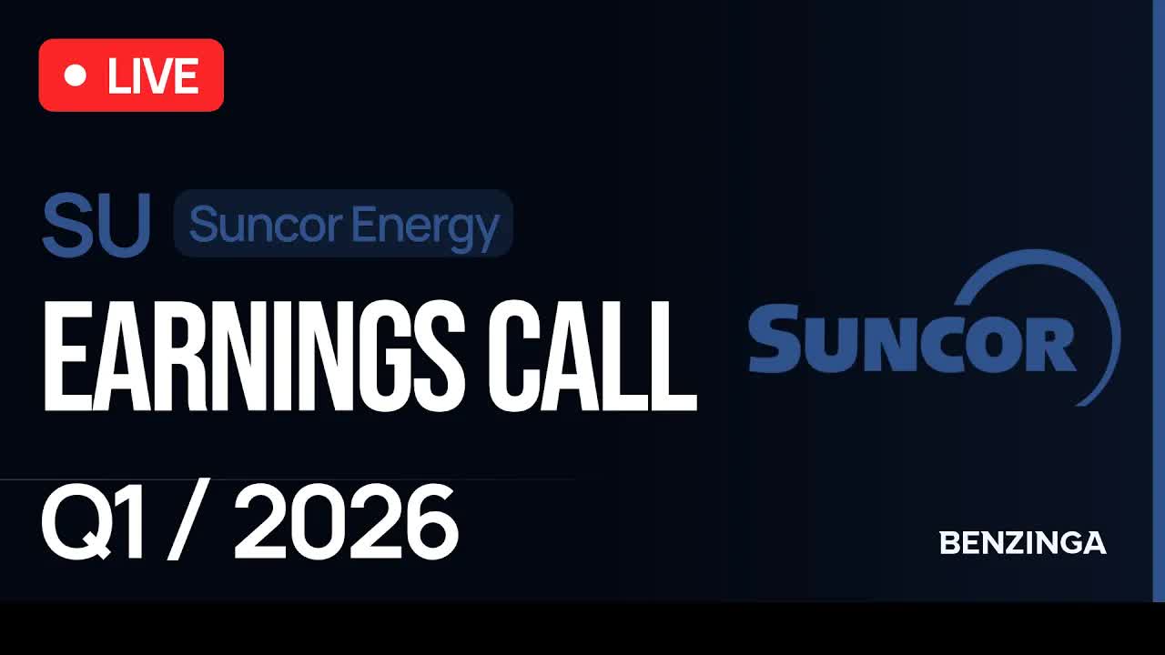 Suncor Energy Q1 FY26 Earnings Call | $SU | 🔴 WATCH LIVE