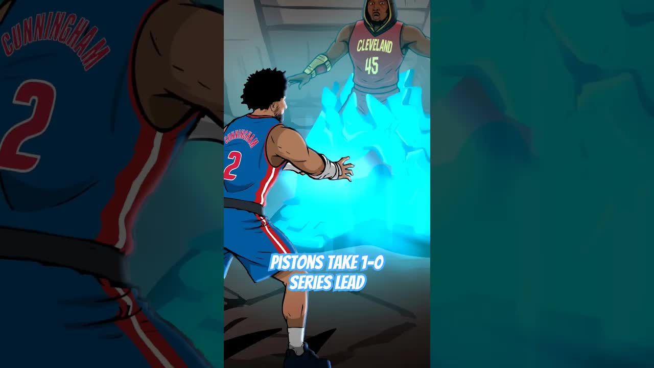 The Pistons looked impressive behind Cade Cunningham to take a 1-0 lead over the Cavs 🥶👀 #pistons