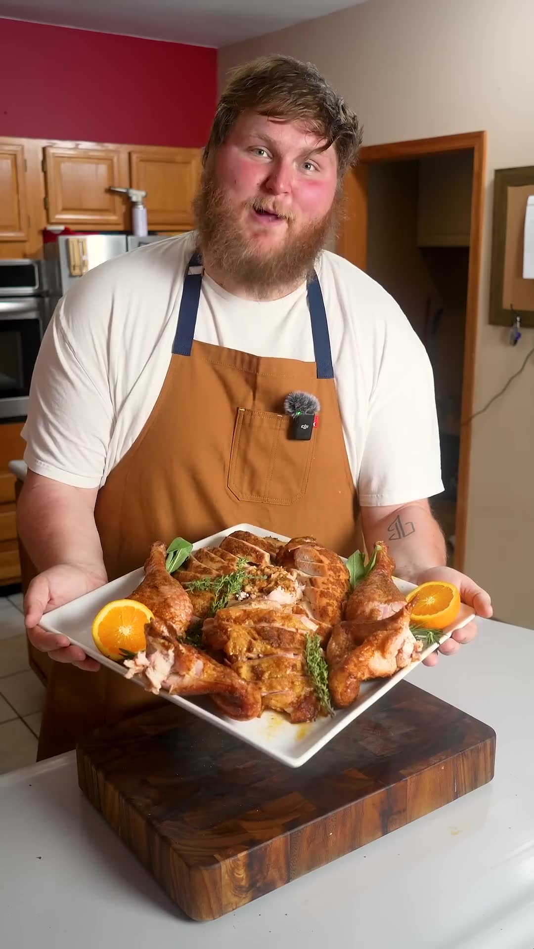 How I make my turkey on Thanksgiving - grilled and smoked to perfection