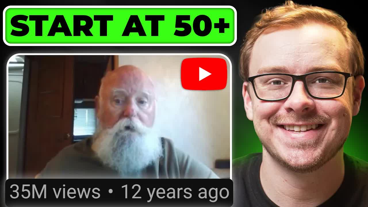 How To EASILY Start A YouTube Channel At 50+ Years Old