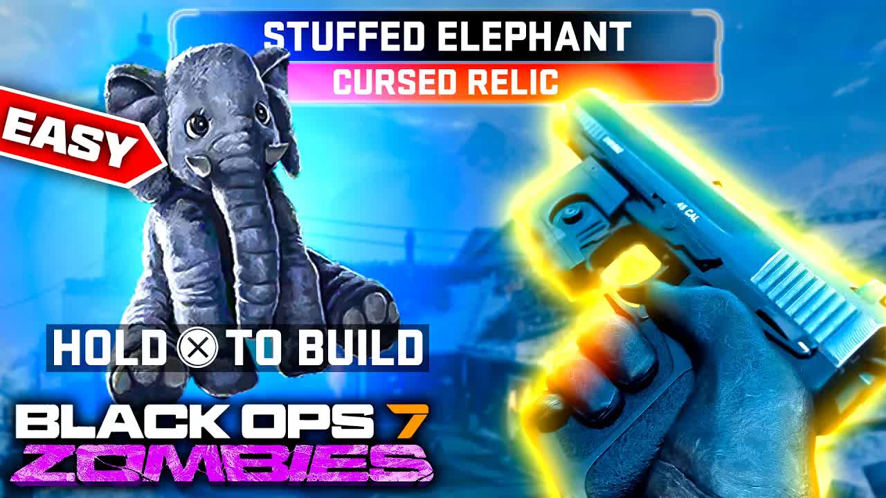 How to Unlock Stuffed Elephant Relic EASY in Cursed Mode Totenreich (Black Ops 7 Zombies Relic)