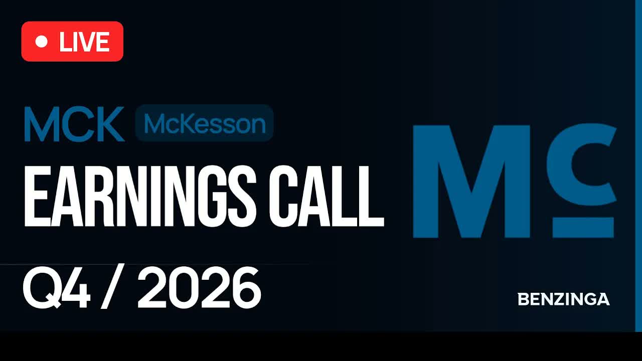 McKesson Q4 FY26 Earnings Call | $MCK | 🔴 WATCH LIVE