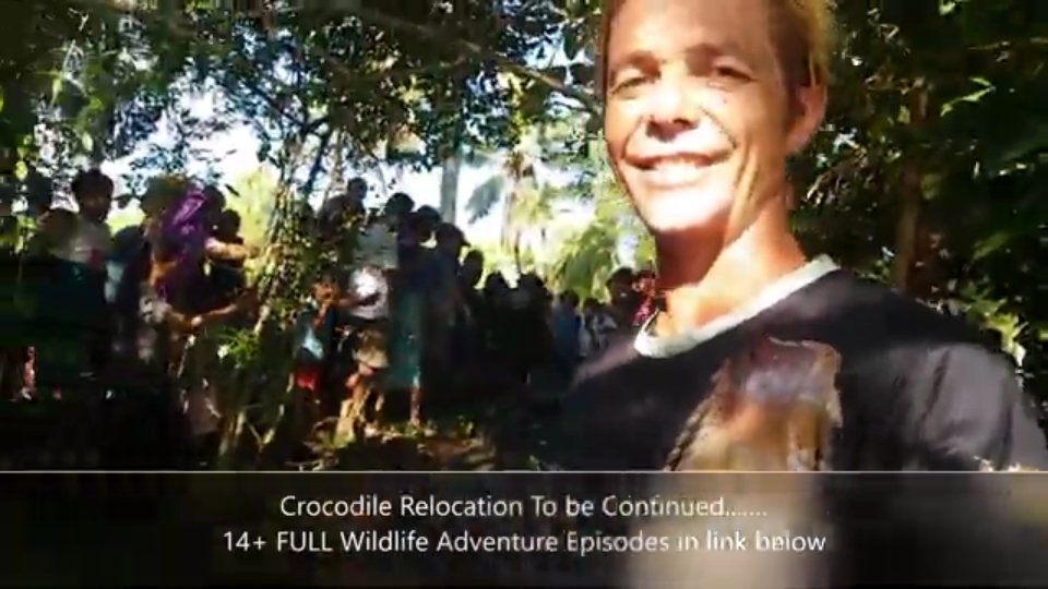Tracking massive man-eating crocodile in the wild during expedition