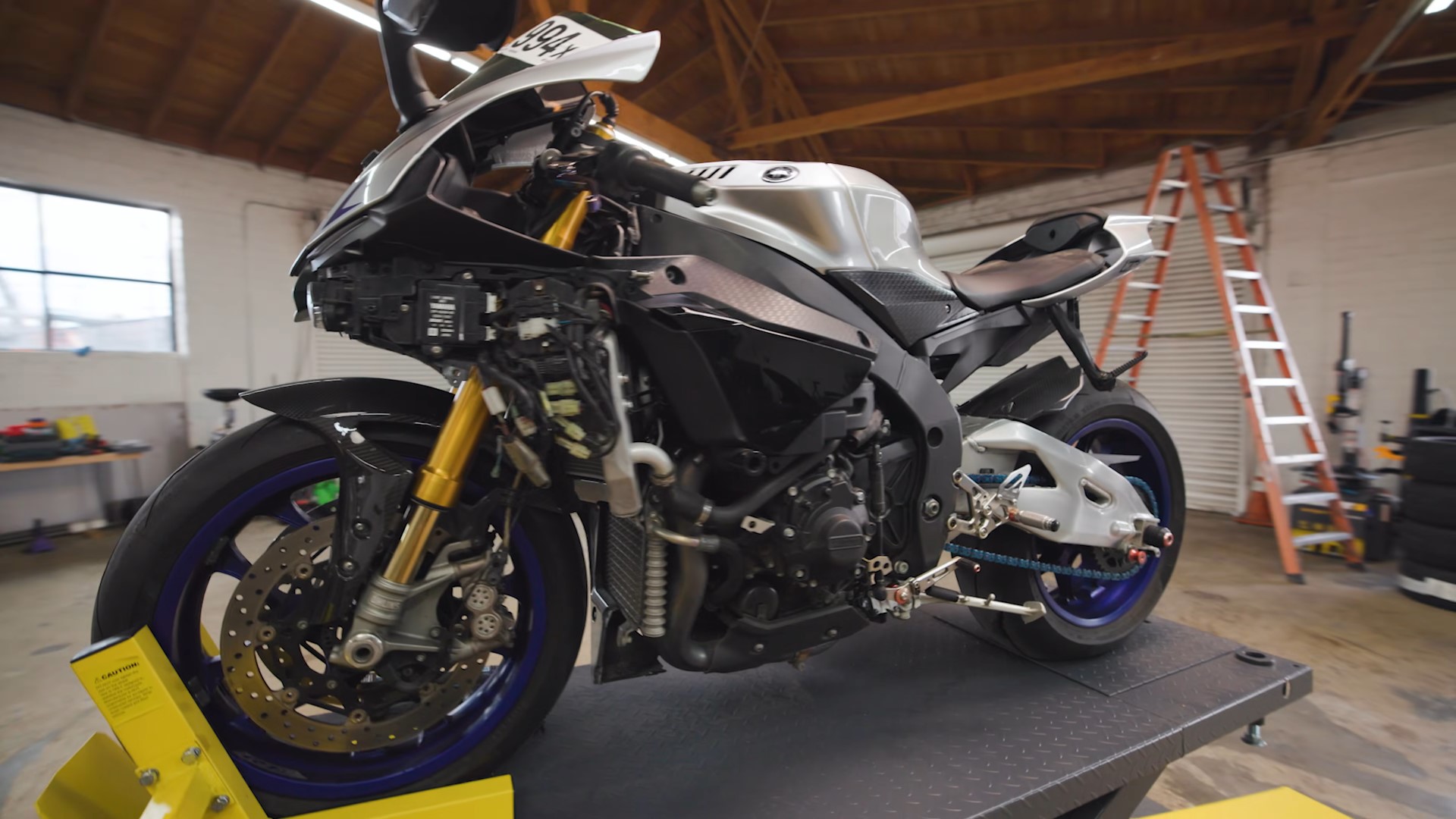 Adding performance parts to my salvage-title Yamaha superbike
