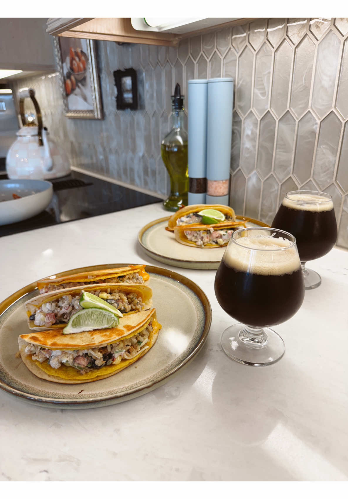 Easy tacos and beer for weeknight dinner ready in minutes