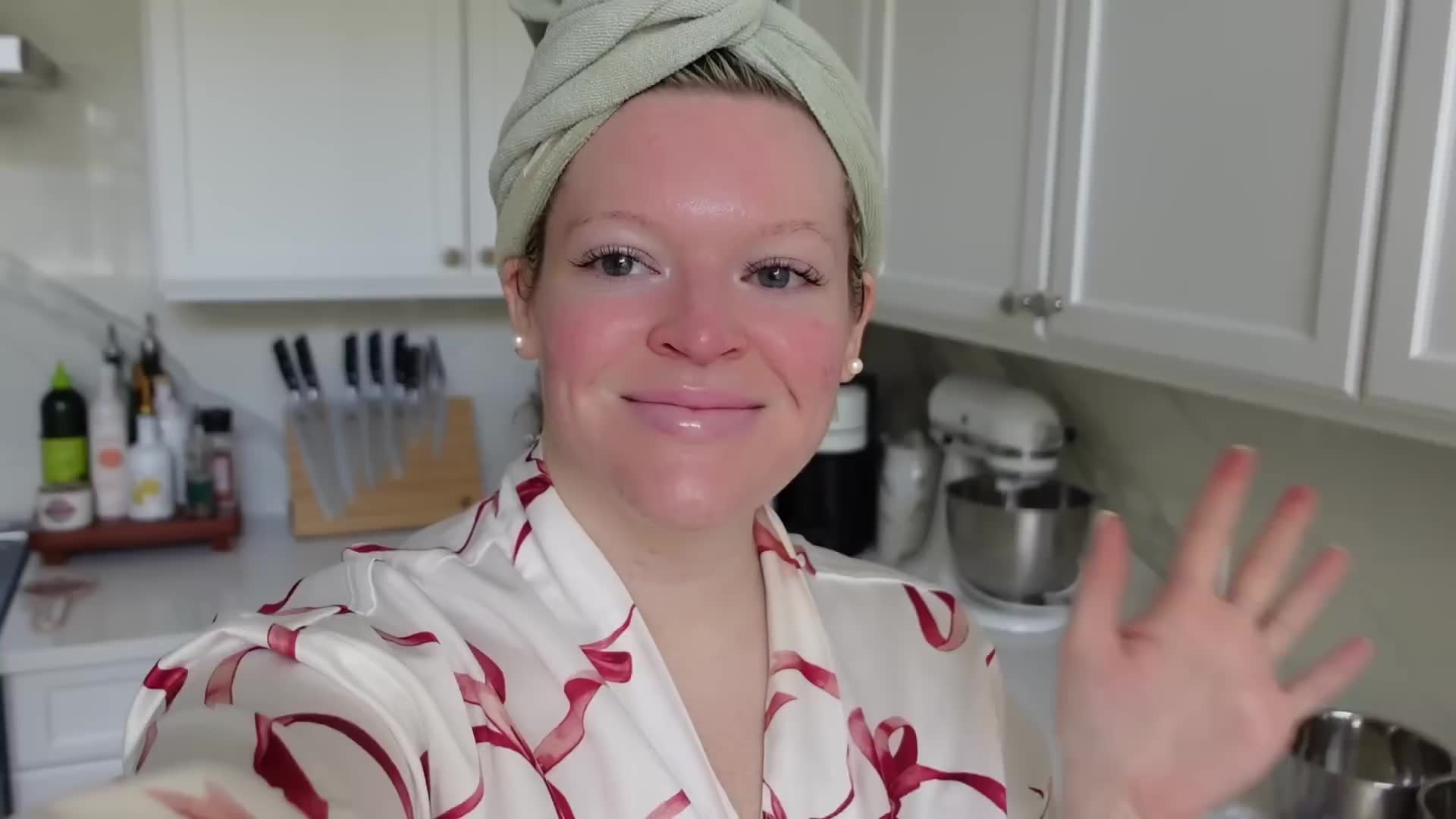Remote work day with new spring wardrobe unboxing and home routines