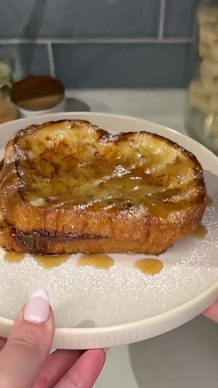 French toast technique applied to ice cream sandwich creation