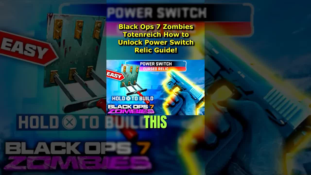 How to Unlock Power Switch Relic EASY in Cursed Mode Totenreich (Black Ops 7 Zombies Power Relic)