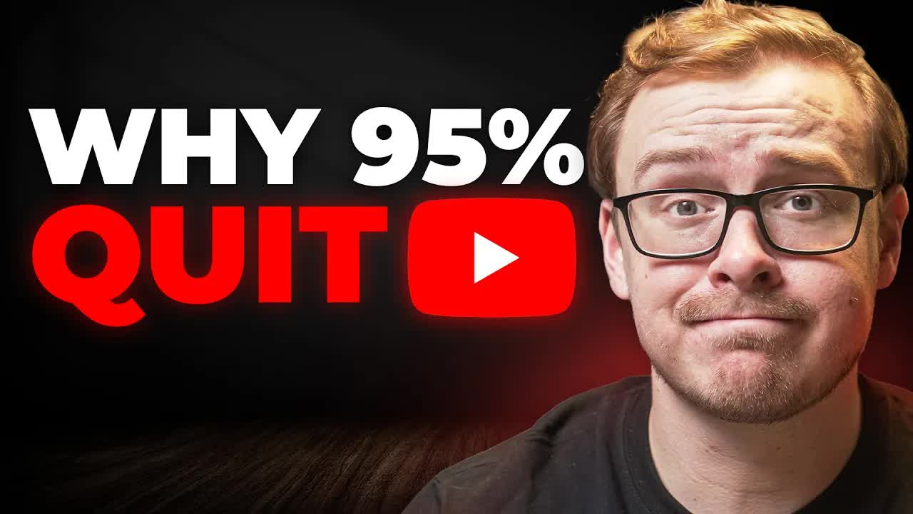 Why 95% of YouTubers Quit (And the 5% Secret to Surviving)