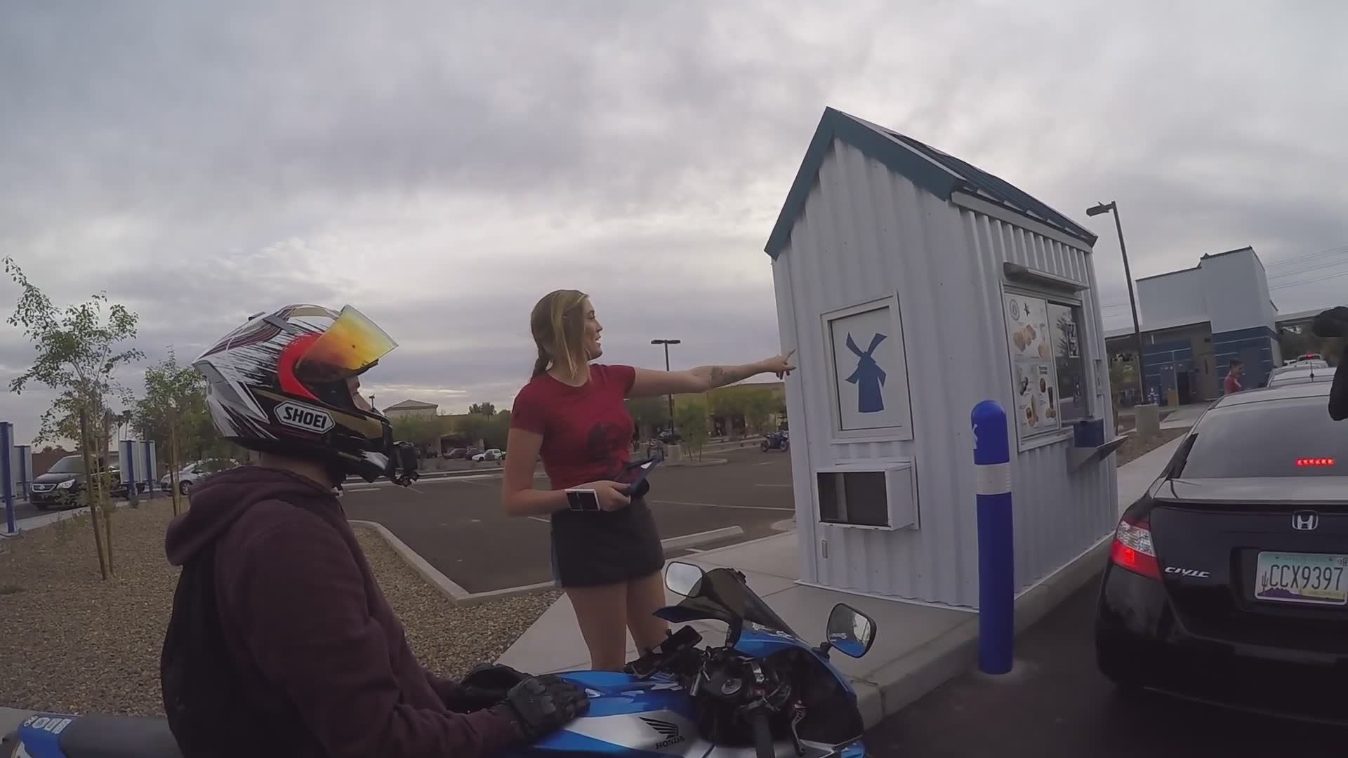 Officer witnesses wheelie but keeps interaction light