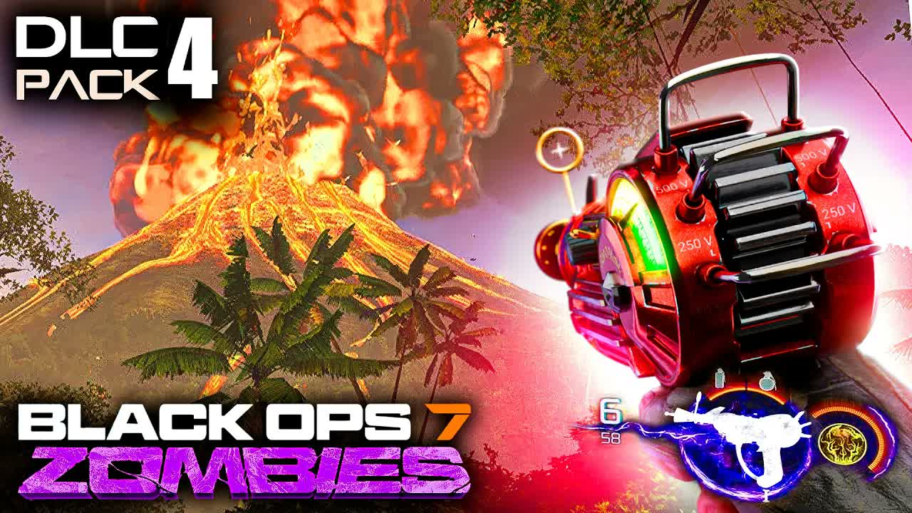 Black Ops 7 Zombies DLC 4 Volcano Map Revealed! ALL to Know! (BO7 Zombies Season 4 Reloaded Map)