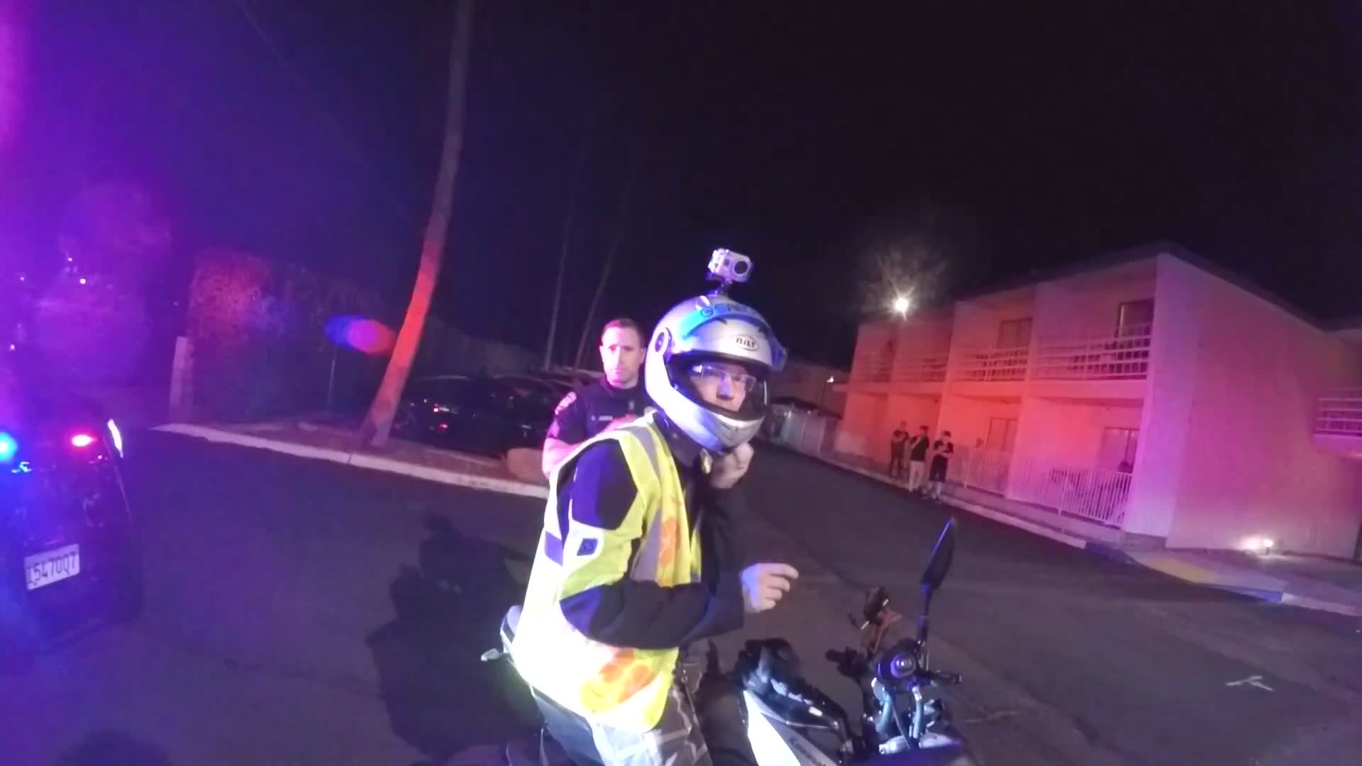 Dispute with officer over traffic citation validity